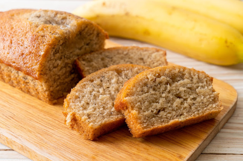 Bolo de Banana e Canela