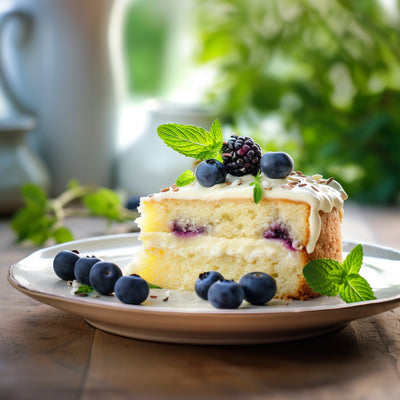 Bolo de Mírtilos